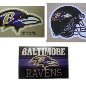 Baltimore Ravens NFL Football Indoor Craft Use Stickers