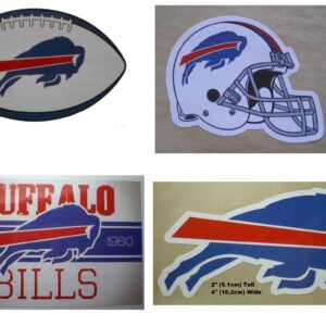 Buffalo Bills NFL Football Indoor Craft Use Stickers