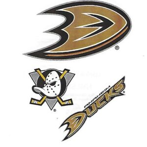 Anaheim Ducks NHL Hockey Team Logo Craft Stickers Indoor Use only about 2"