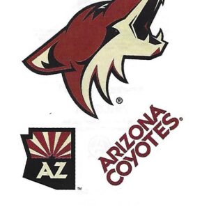 Arizona Coyotes Utah Hockey Club NHL Hockey Team Logo Craft Stickers Indoor Use only about 2"