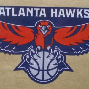 Atlanta Hawks NBA Basketball Team Logo Craft Stickers Indoor Use only about 2” to 4: