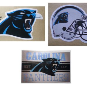 Carolina Panthers NFL Football Indoor Craft Use Stickers 2" to 4"