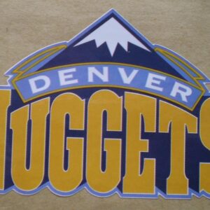 Denver Nuggets NBA Basketball Team Logo Craft Stickers Indoor Use only about 2” to 4”