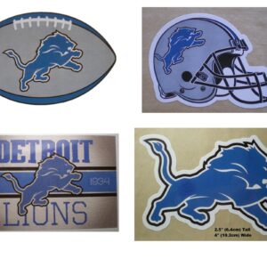 Detroit Lions NFL Football Indoor Craft Use Stickers