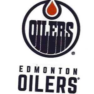 Edmonton Oilers NHL Hockey Team Logo Craft Stickers Indoor Use only about 2"