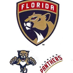 Florida Panthers NHL Hockey Team Logo Craft Stickers Indoor Use only about 2"