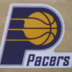 Indiana Pacers NBA Basketball Team Logo Craft Stickers Indoor Use only about 2” to 4”