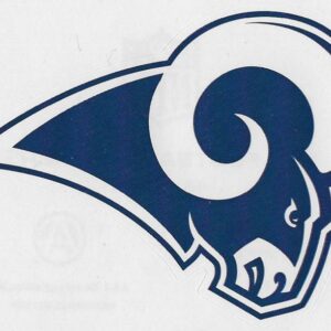 Los Angeles Rams NFL Football indoor use craft stickers