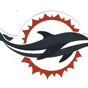 Miami Dolphins NFL Football Outdoor Grade Vinyl Stickers