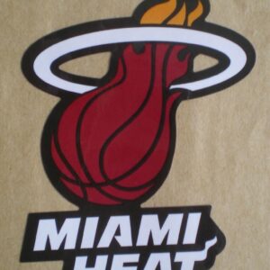 Miami Heat NBA Basketball Team Logo Craft Stickers Indoor Use only about 2” to 4”