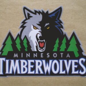 Minnesota Timberwolves NBA Basketball Team Logo Craft Stickers Indoor Use only about 2” to 4”
