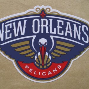 New Orleans Pelicans NBA Basketball Team Logo Craft Stickers Indoor Use only about 2” to 4”