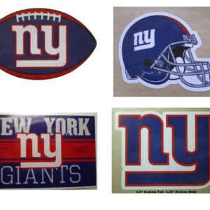 New York Giants NFL Football indoor use craft stickers