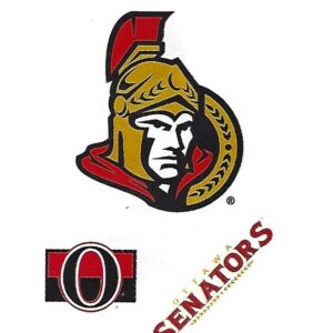 Ottawa Senators NHL Hockey Team Logo Craft Stickers Indoor Use only about 2"