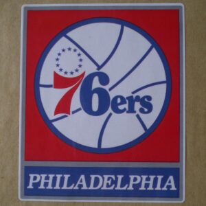 Philadelphia 76ers NBA Basketball Team Logo Craft Stickers Indoor Use only about 2” to 4”
