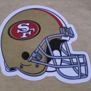 San Francisco 49ers NFL Football indoor use craft stickers