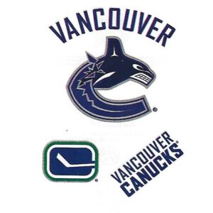 Vancouver Canucks NHL Hockey Team Logo Craft Stickers Indoor Use only about 2"