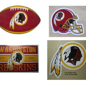 Washington Redskins Commanders NFL Football indoor use craft stickers