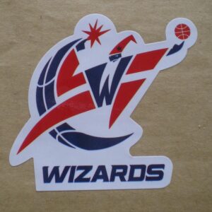 Washington Wizards NBA Basketball Team Logo Craft Stickers Indoor Use only about 2” to 4”