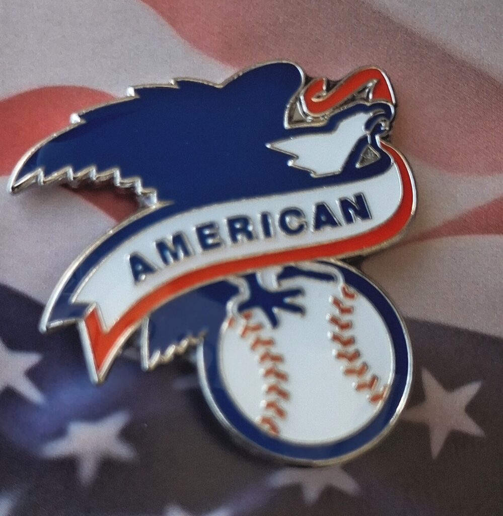 MLB Baseball American League Logo Hat Lapel Pin about 1" High
