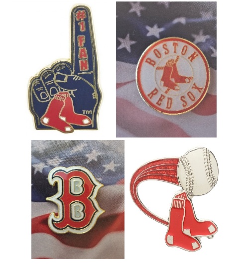 Boston Red Sox MLB Baseball Hat Lapel Pin about 1"
