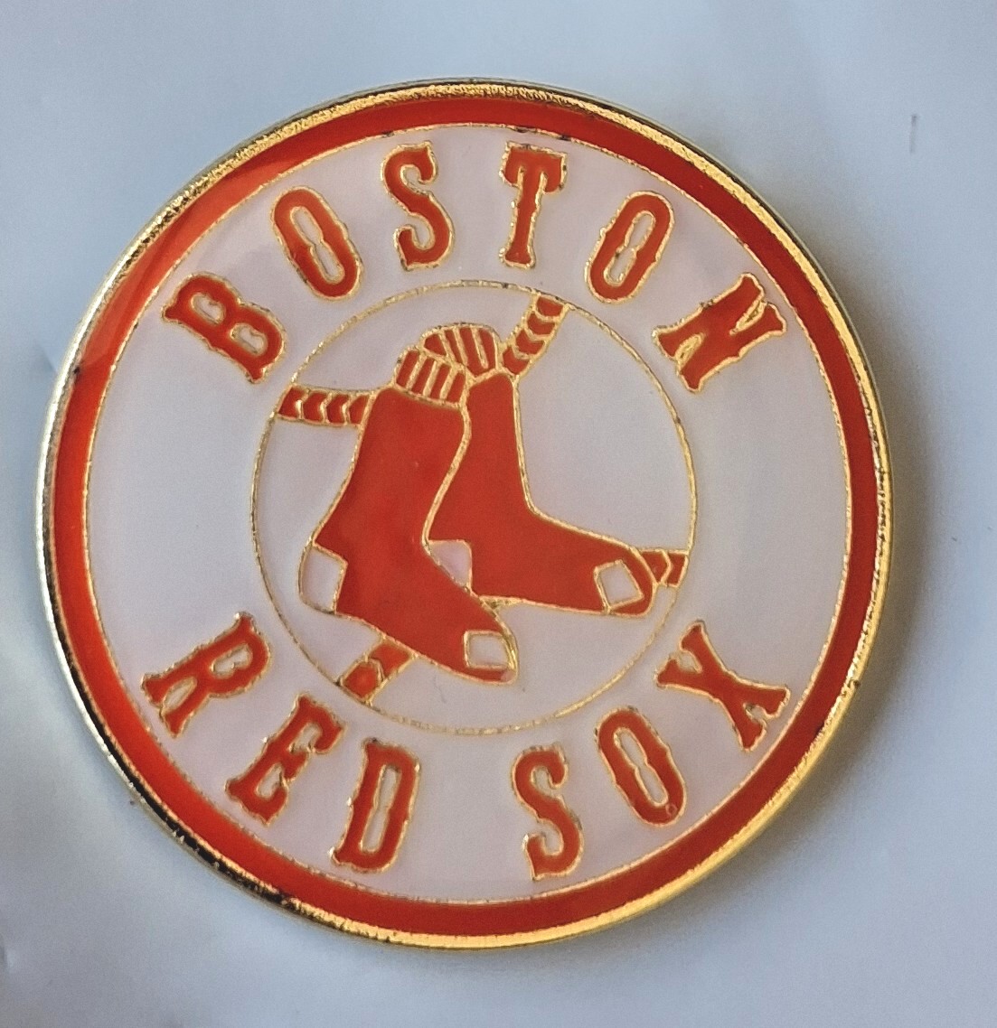 Boston Red Sox MLB Baseball Hat Lapel Pin about 1" - Image 4