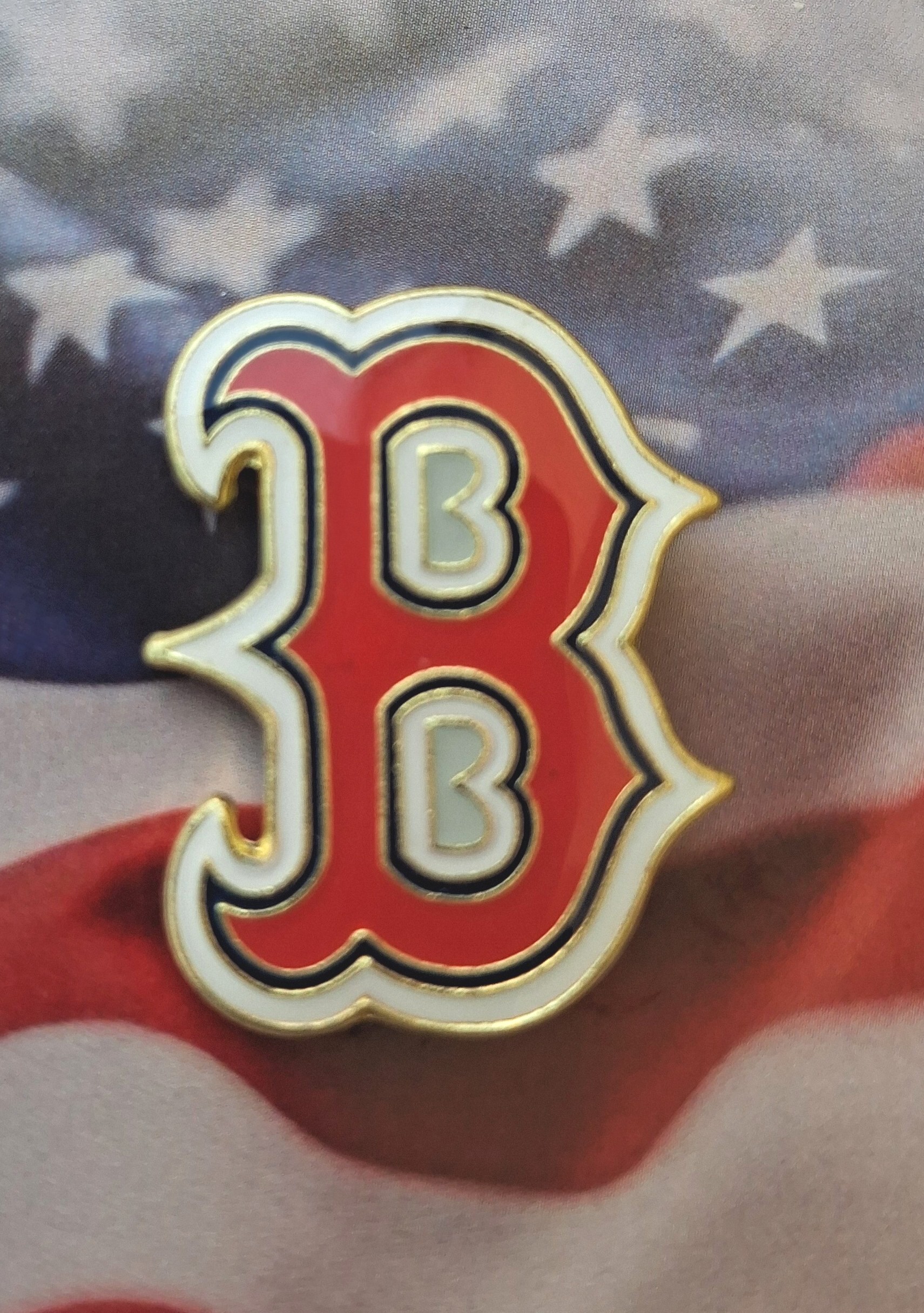 Boston Red Sox MLB Baseball Hat Lapel Pin about 1" - Image 2