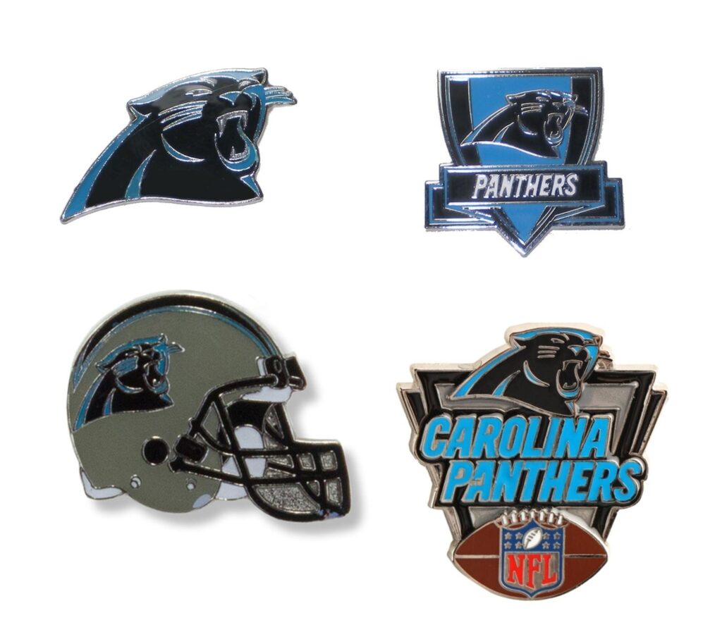 Carolina Panthers NFL Football Hat Lapel Pin with Team Logo about 1.25”