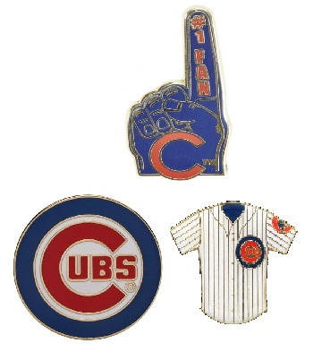Chicago Cubs MLB Baseball Team Logo Hat Lapel Pin about 1"