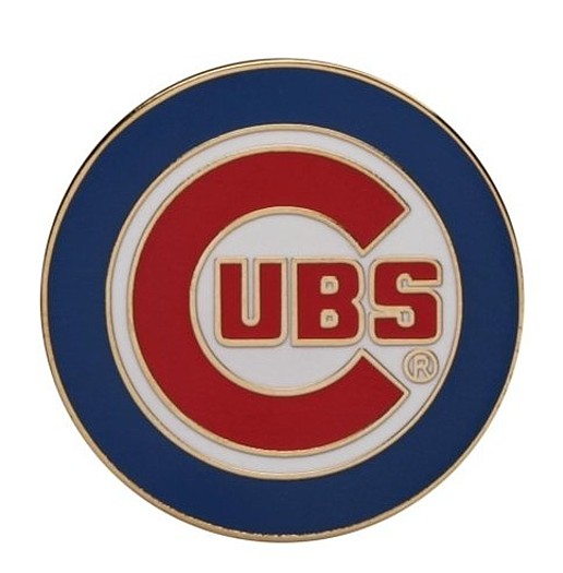 Chicago Cubs MLB Baseball Team Logo Hat Lapel Pin about 1" - Image 3
