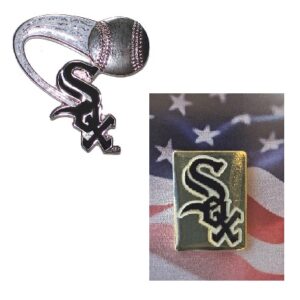 Chicago White Sox MLB Baseball Team Logo Hat Lapel Pin about 1"