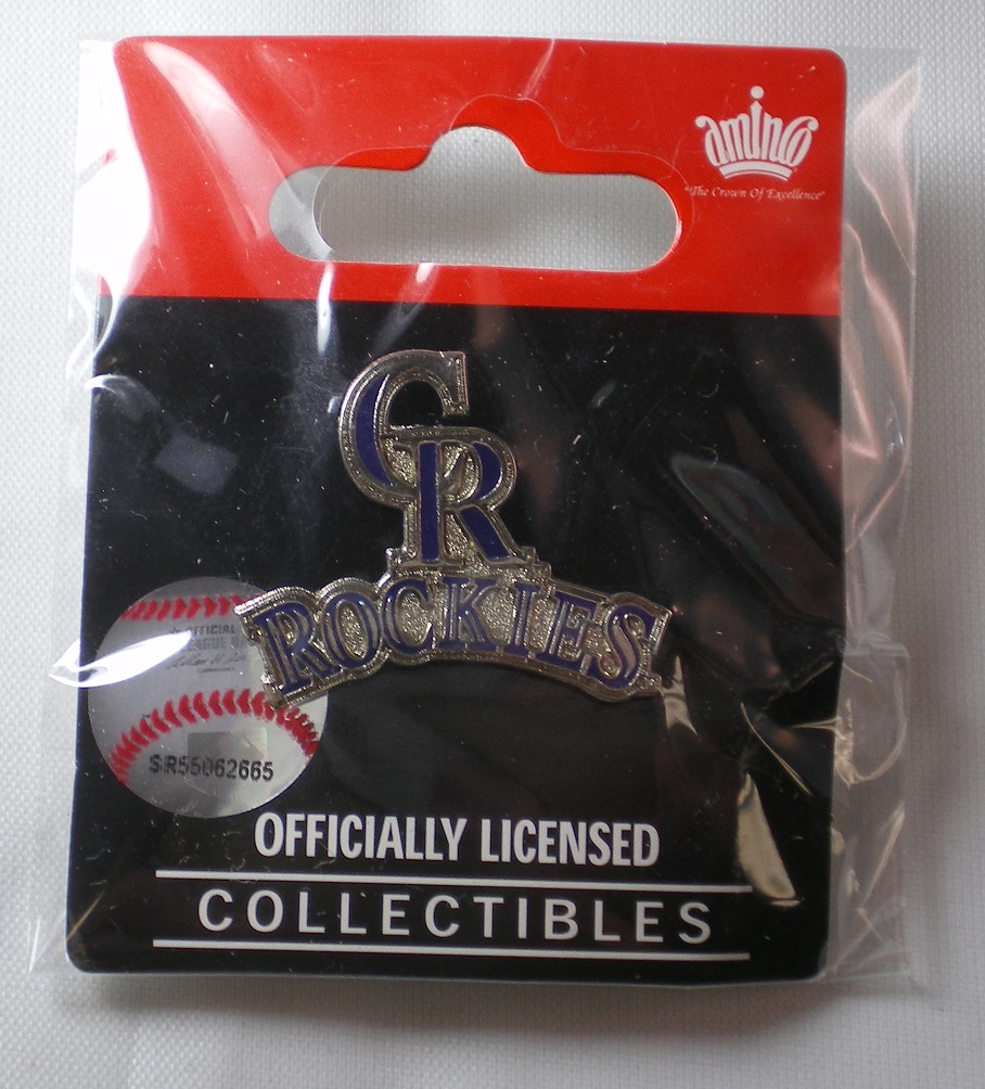 Colorado Rockies MLB Baseball Team Logo Hat Lapel Pin about 1" - Image 2