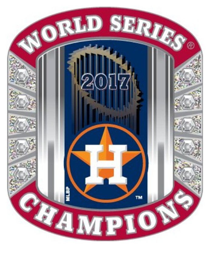 Houston Astros MLB Baseball Team Logo Hat Lapel Pin about 1" - Image 5