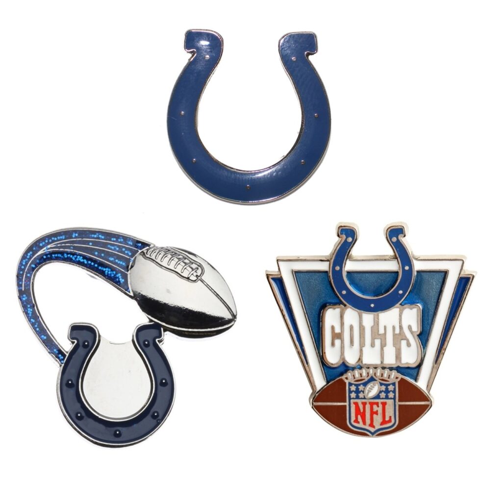 Indianapolis Colts NFL Football Hat Lapel Pin with Team Logo about 1.25”