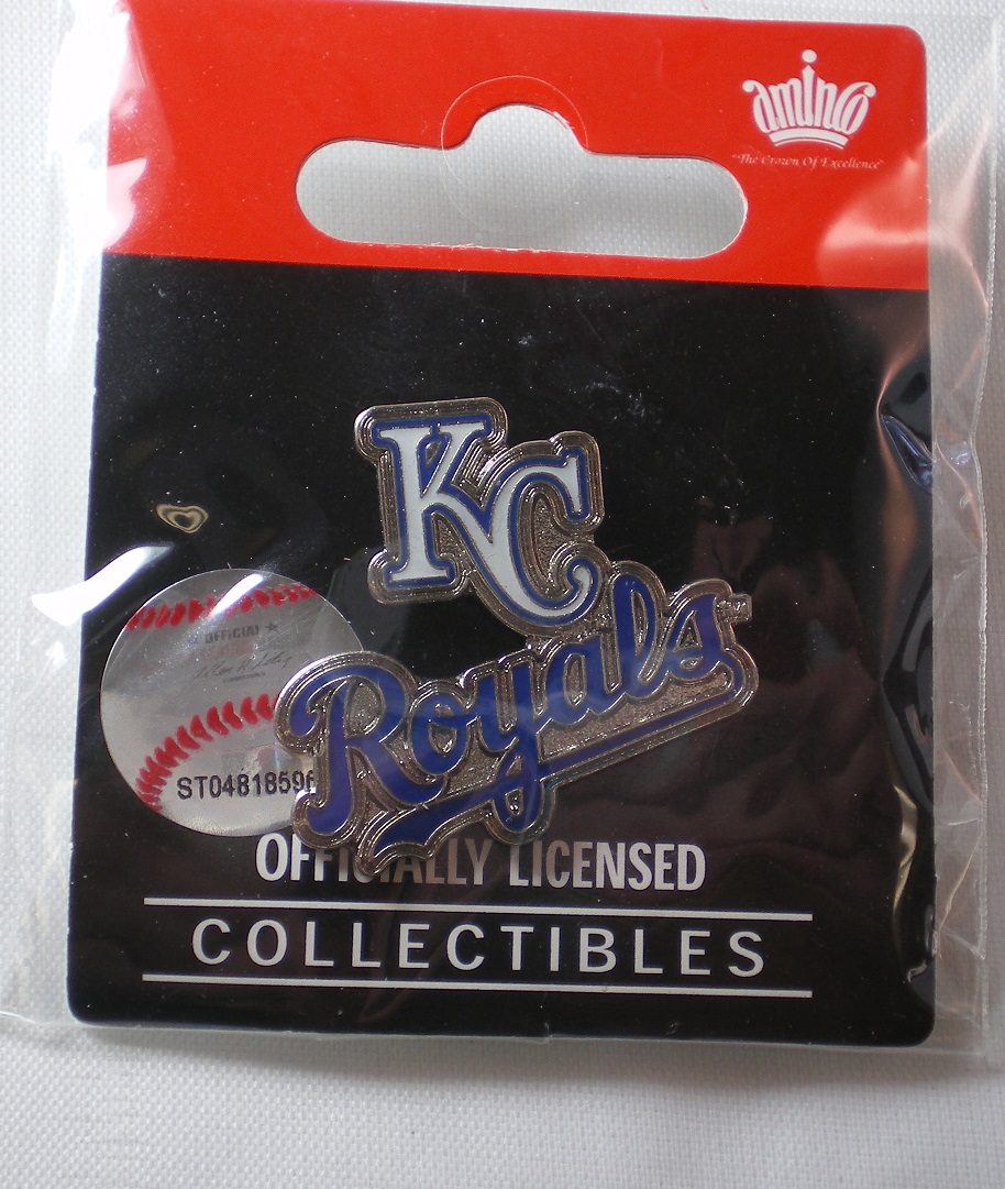 Kansas City Royals MLB Baseball Team Logo Hat Lapel Pin about 1" - Image 3