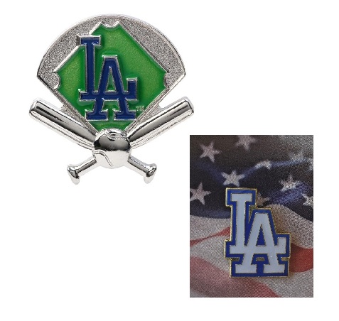 Los Angeles Dodgers MLB Baseball Team Logo Hat Lapel Pin about 1"