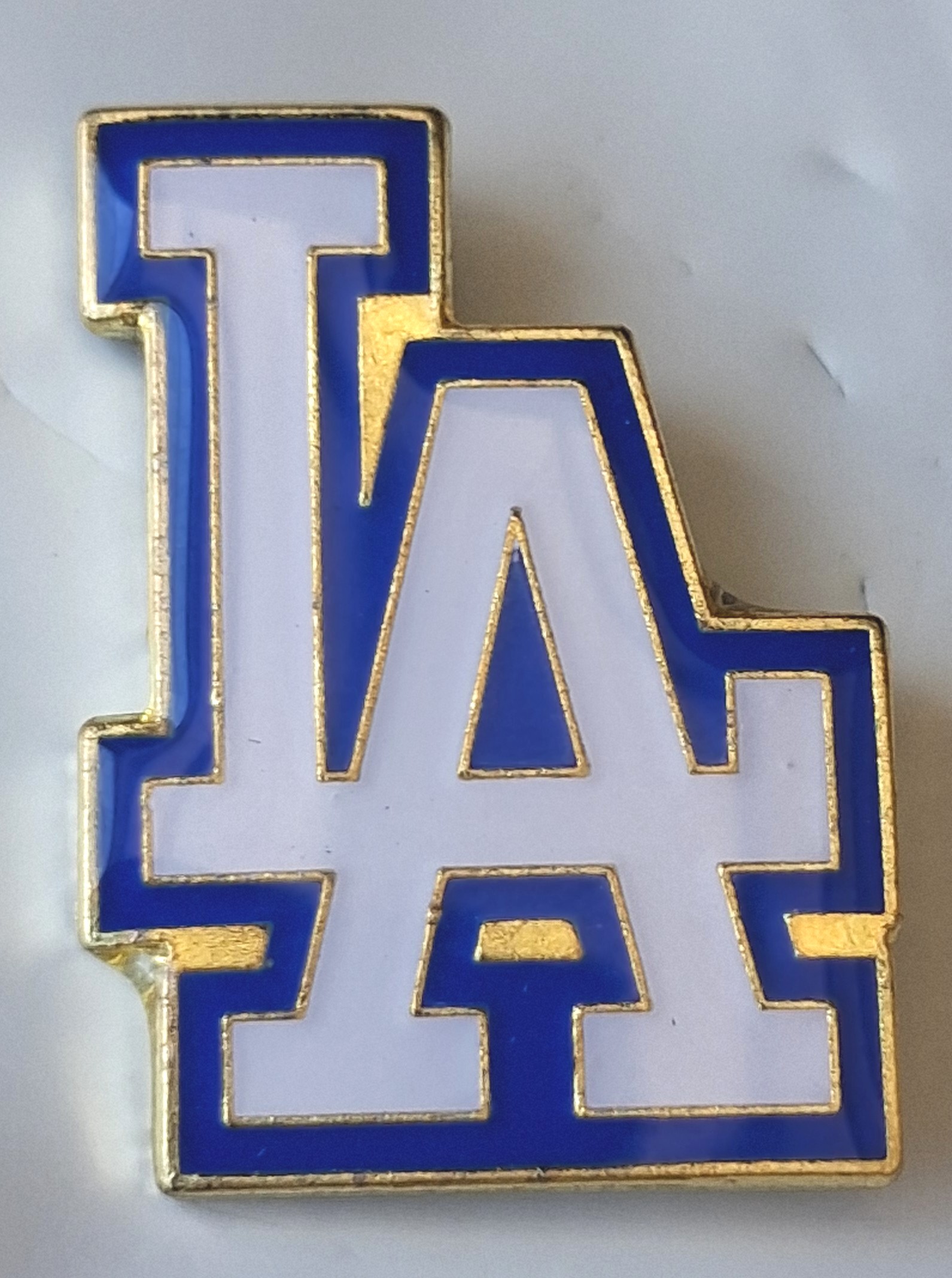 Los Angeles Dodgers MLB Baseball Team Logo Hat Lapel Pin about 1" - Image 2