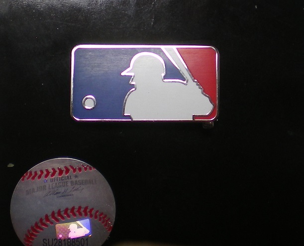 MLB Baseball Sport Logo Hat Lapel Pin about 1" Wide - Image 2