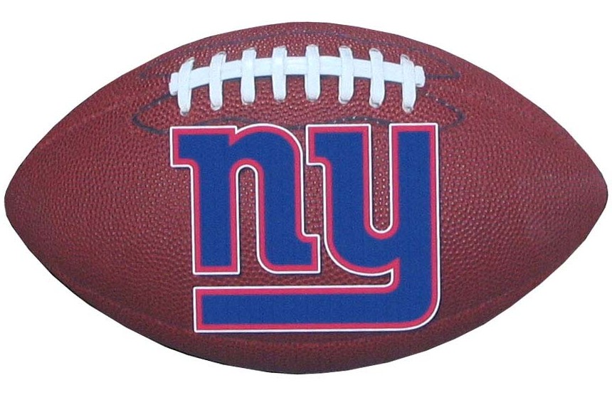 New York Giants NFL Football Magnet with Team Logo 6" Outdoor Grade
