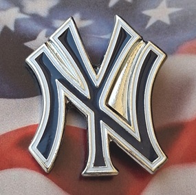 New York Yankees MLB Baseball Team Logo Hat Lapel Pin about 1" - Image 8