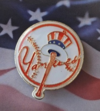 New York Yankees MLB Baseball Team Logo Hat Lapel Pin about 1" - Image 9