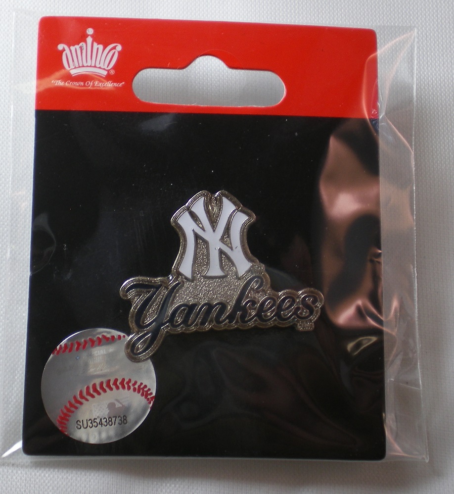 New York Yankees MLB Baseball Team Logo Hat Lapel Pin about 1" - Image 3