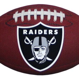 Las Vegas Raiders NFL Football Magnet with Team Logo 6" Outdoor Grade
