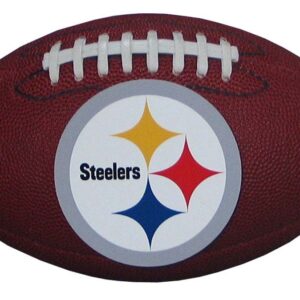 Pittsburgh Steelers NFL Football Magnet with Team Logo 6" Outdoor Grade