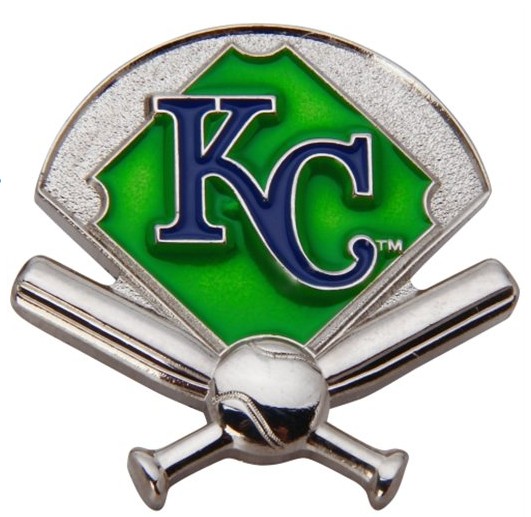 Kansas City Royals MLB Baseball Team Logo Hat Lapel Pin about 1" - Image 2