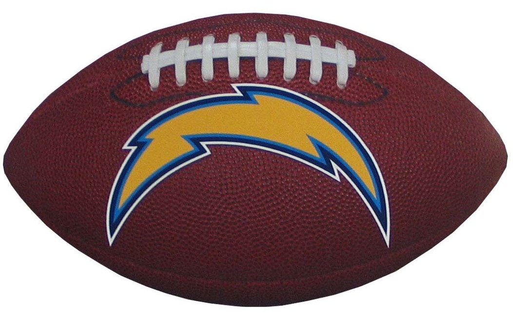 Los Angeles Chargers NFL Football Magnet with Team Logo 6" Outdoor Grade