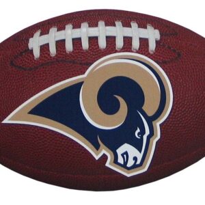 Los Angeles St. Louis Rams NFL Football Magnet with Team Logo 6" Outdoor Grade