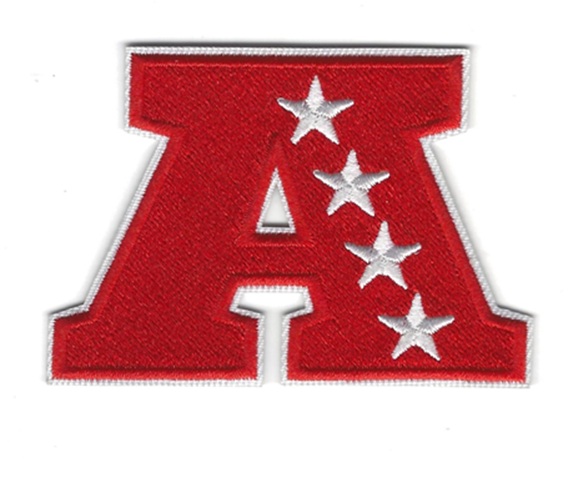 AFC Conference NFL Football League Logo Iron on Patches 2" to 3"