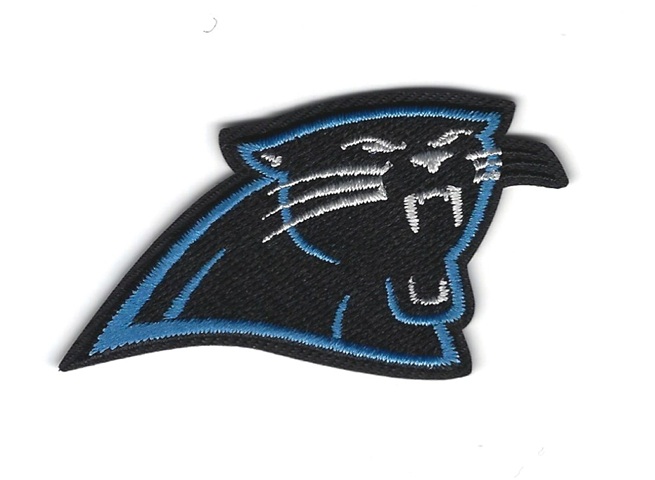 Carolina Panthers NFL Football Team Logo Iron on Patches 2" to 3"