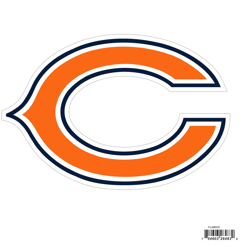Chicago Bears NFL Football Magnet Team Logo Design Outdoor Grade for Automobile, Trucks 7.25